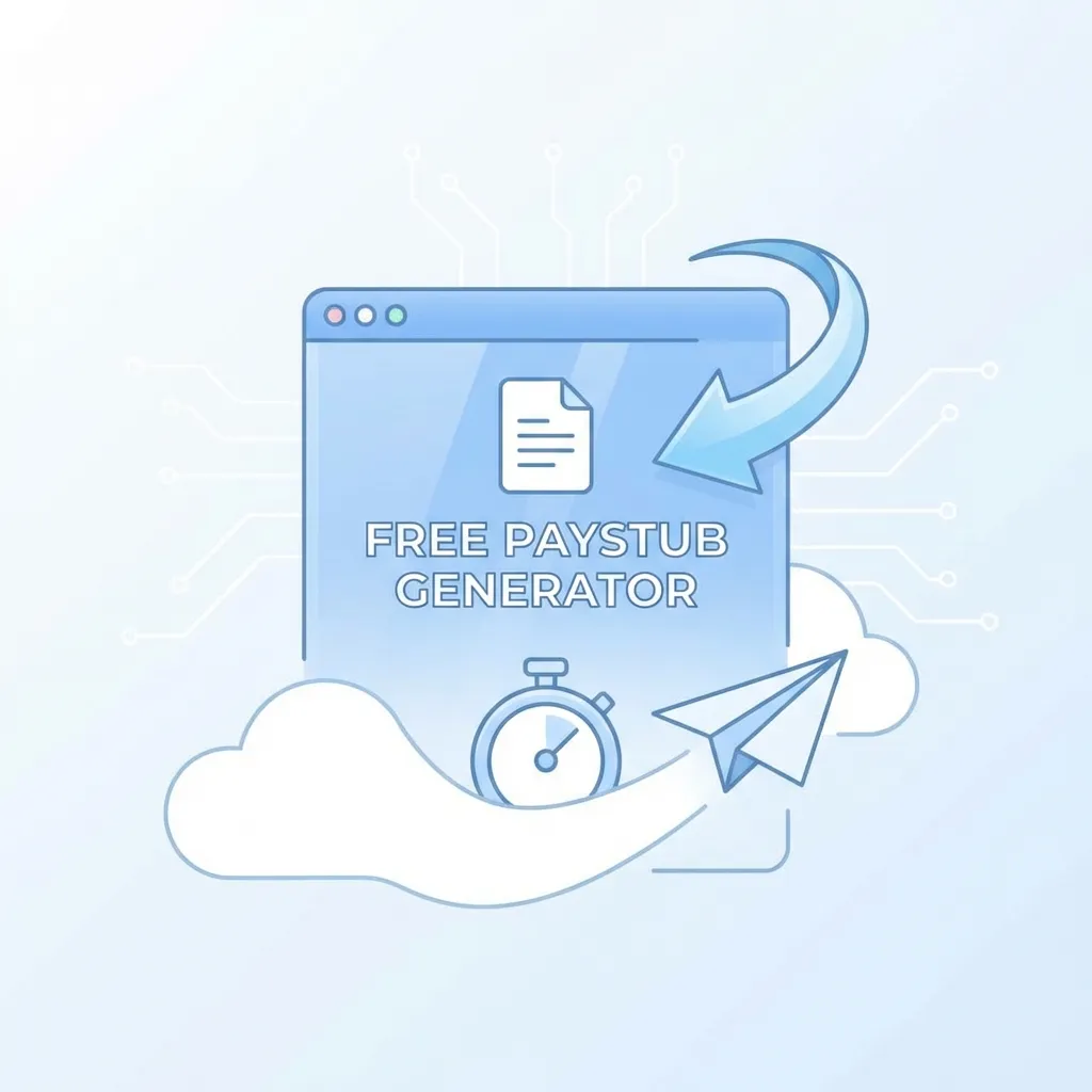 Educational graphic for Free Paystub Generator: Create Professional Pay Stubs Online (2026) - Guides guide