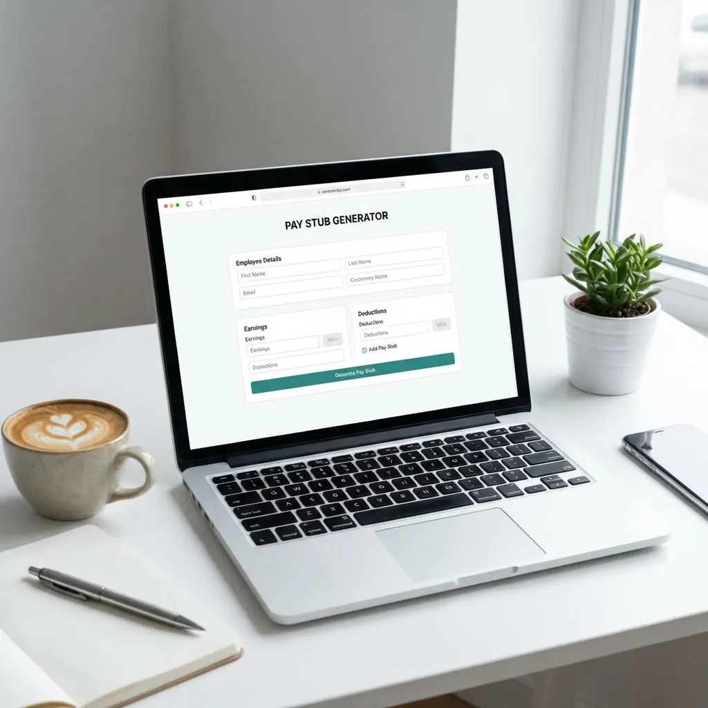 Educational graphic for Paystub Generator: Create Professional Proof of Income for Free (2026 Guide) - Guides guide