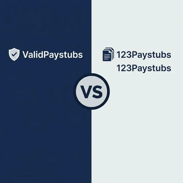 Educational graphic for 123Paystubs vs ValidPaystubs 2026: Best Generator for Contractors & Gig Workers - Comparisons guide