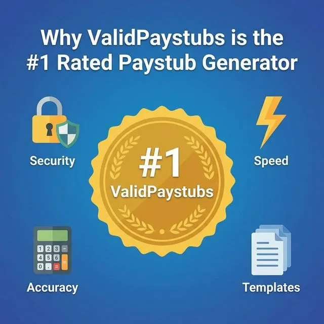 Educational graphic for Why ValidPaystubs is the #1 Rated Paystub Generator in 2026: Complete Feature Review - Product guide